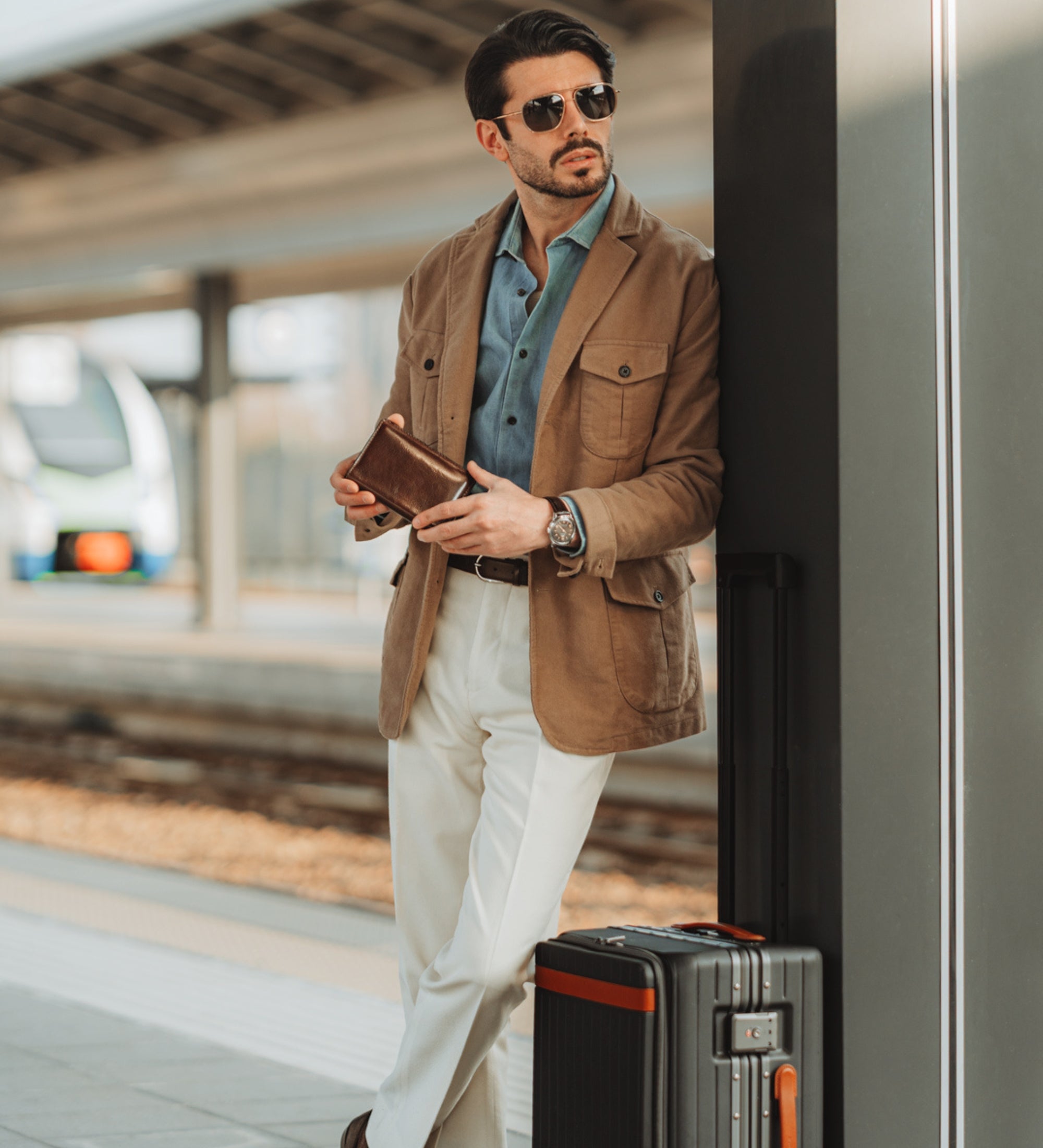 Porta passaporto piccolo in pelle - Gulliver's Travels