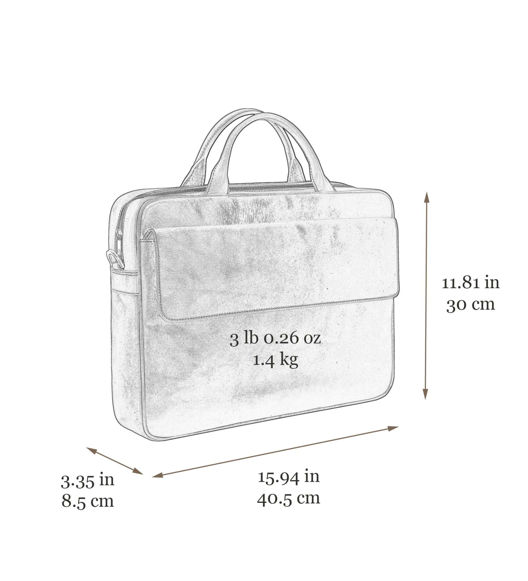 Cartella porta PC in pelle - The Sheltering Sky